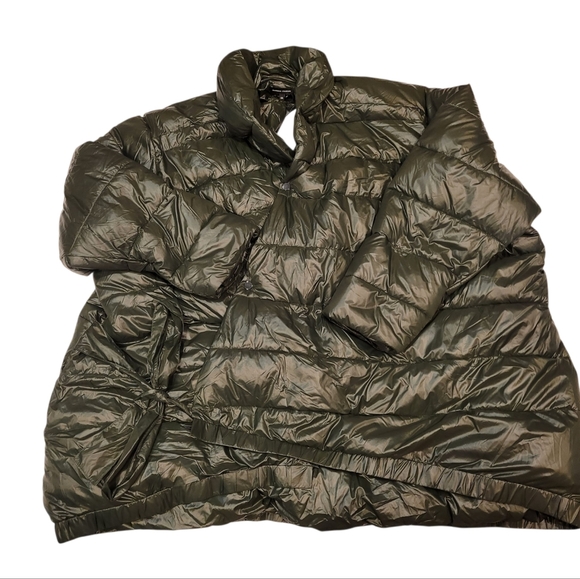 NWT Universal Standard Kanda Puffer Jacket Asymmetrical Green Coat US Size 3XL - Picture 2 of 12